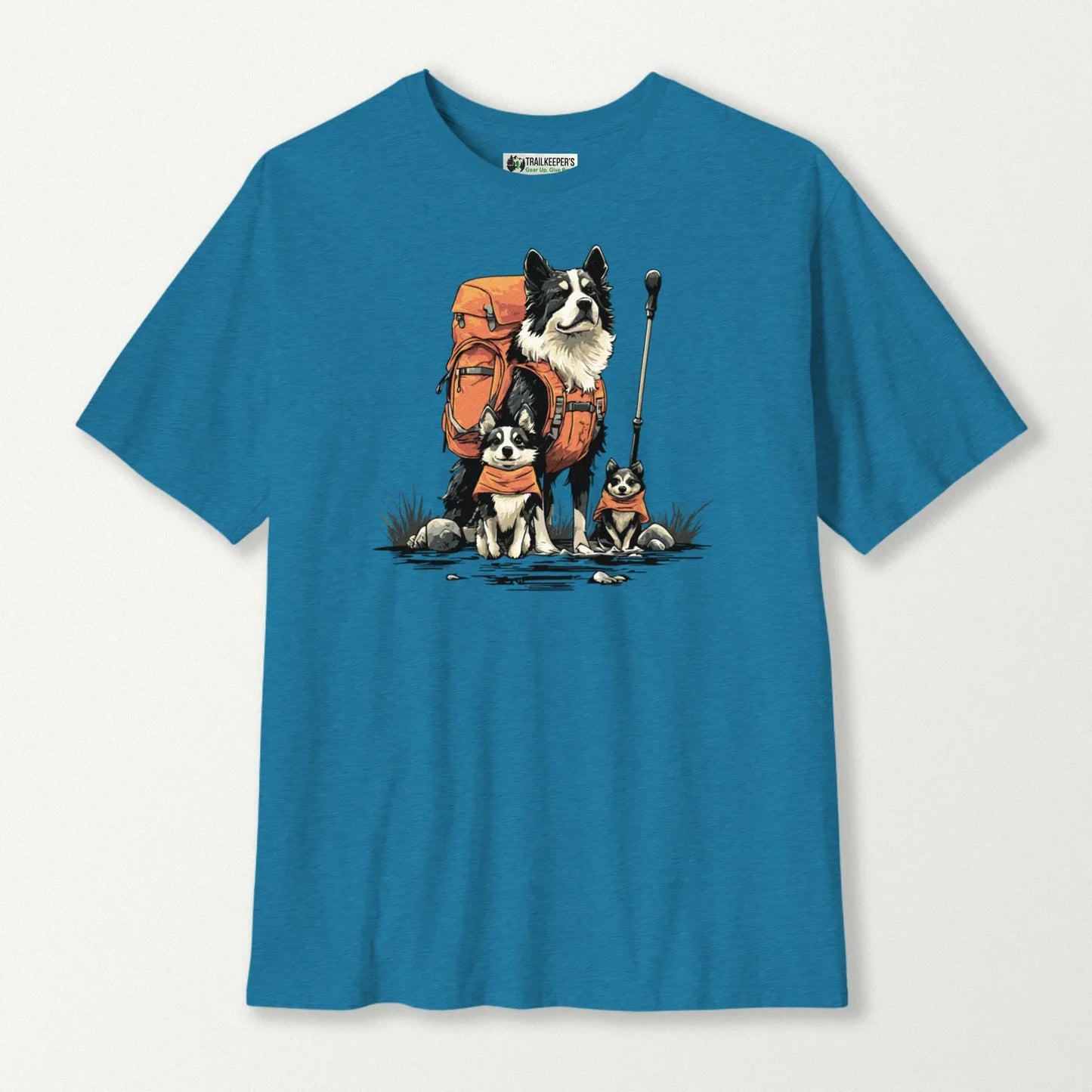 Dog Backpacker Family T-Shirt