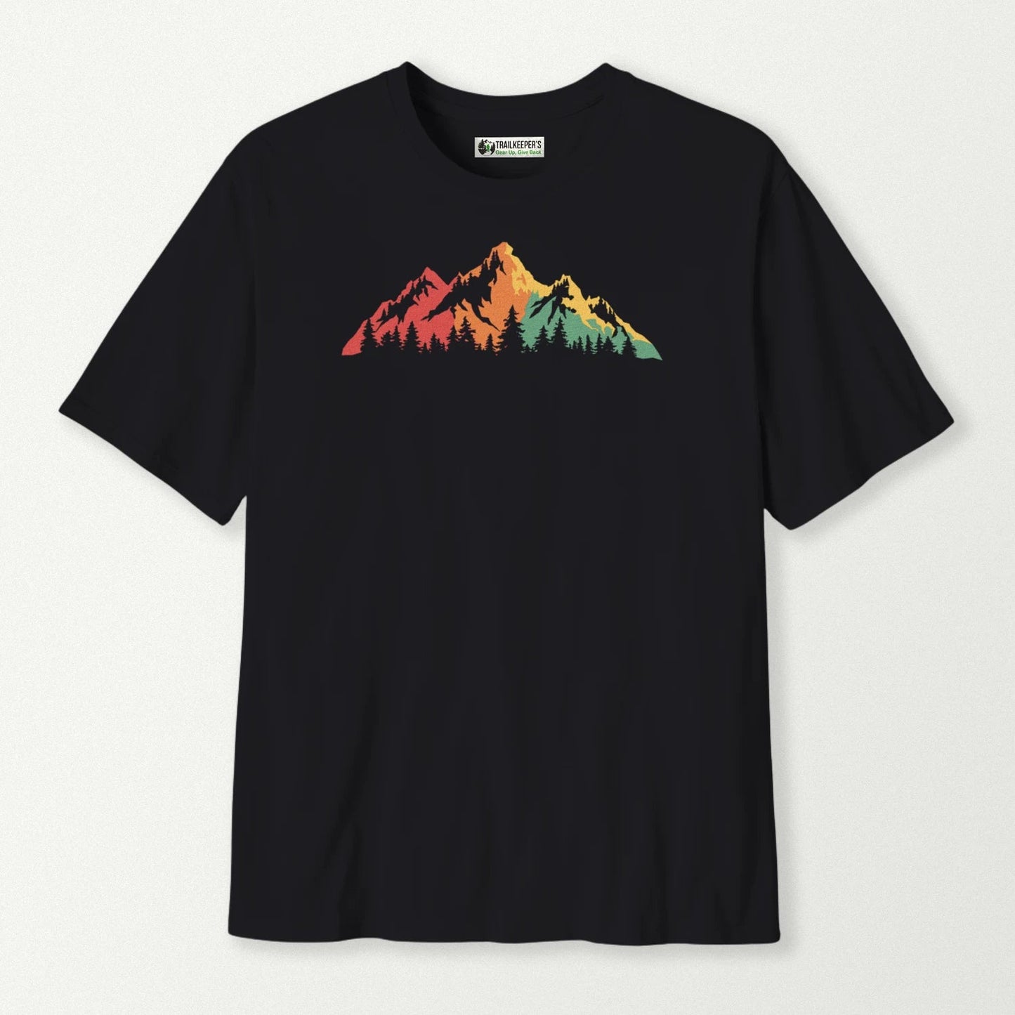 Rainbow Mountain Scene T-Shirt