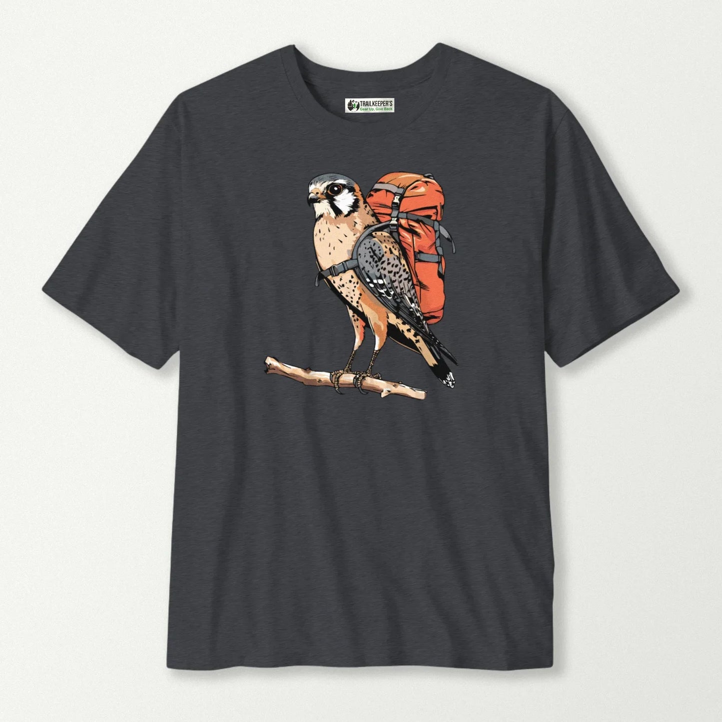 American Kestrel Backpacker T-Shirt