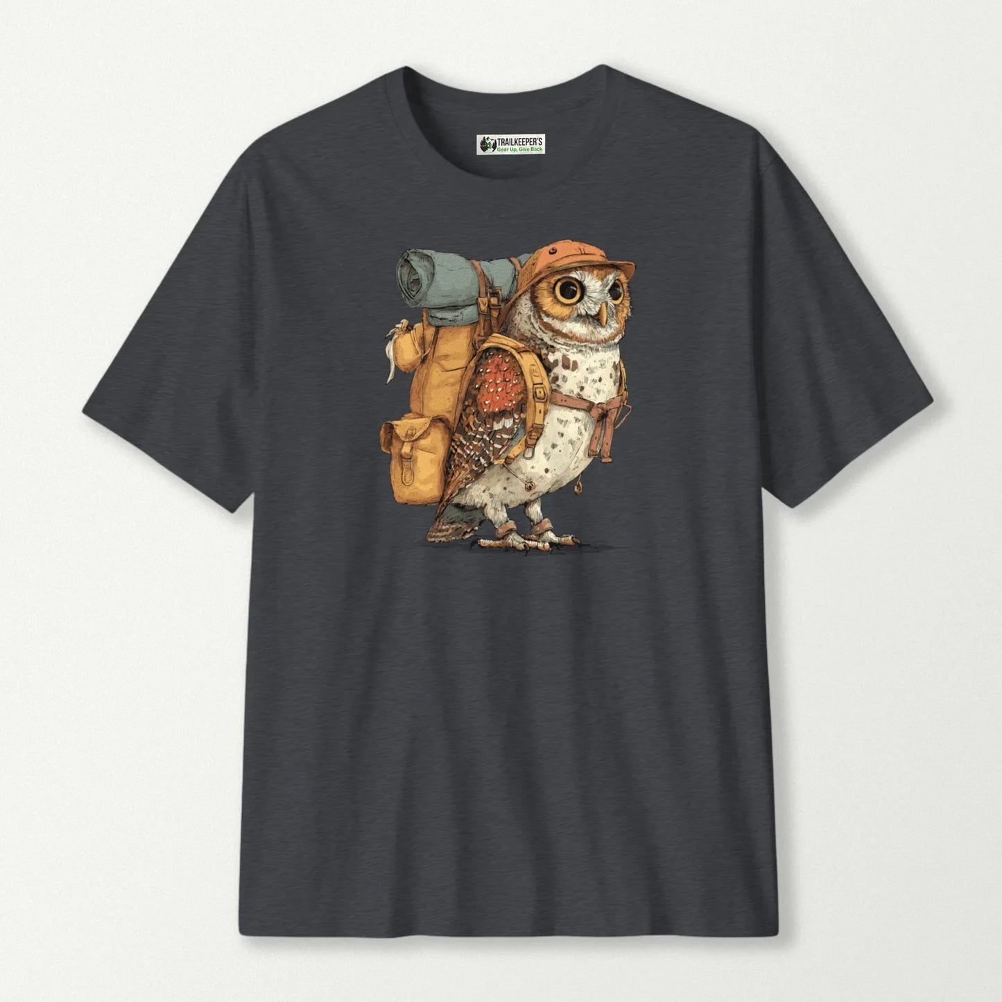 Owl Backpacker Adventurer T-Shirt