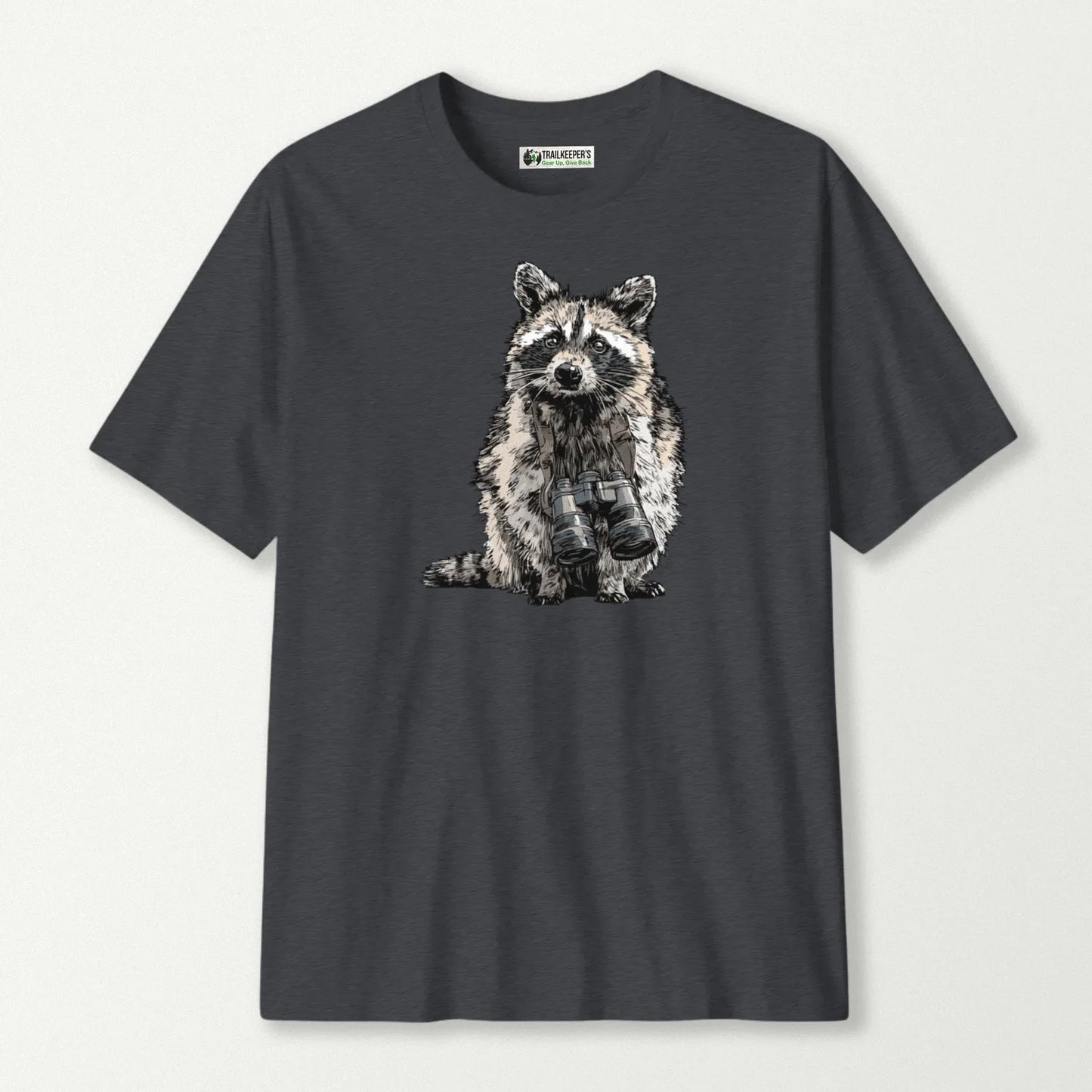 Raccoon Bird Watcher T-Shirt