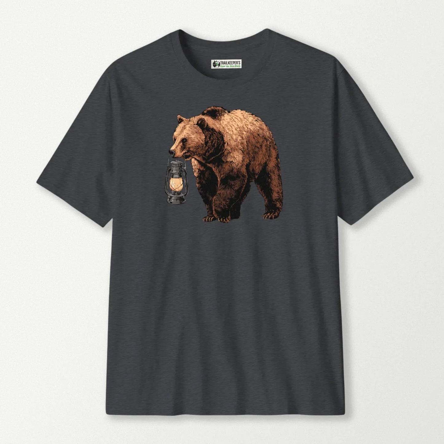 Grizzly Bear Lantern Carrier T-Shirt