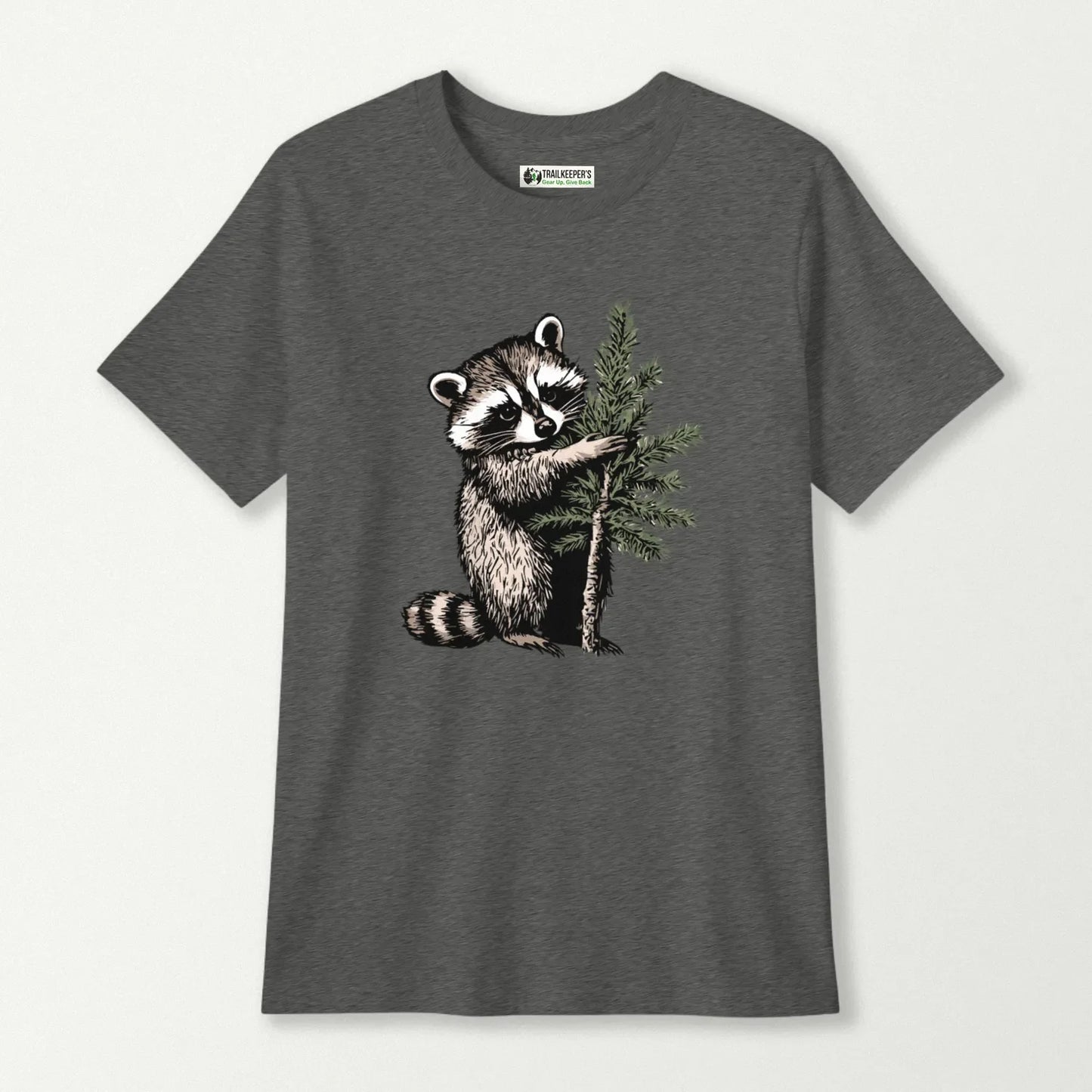 Raccoon Tree Hugger Kids T-Shirt