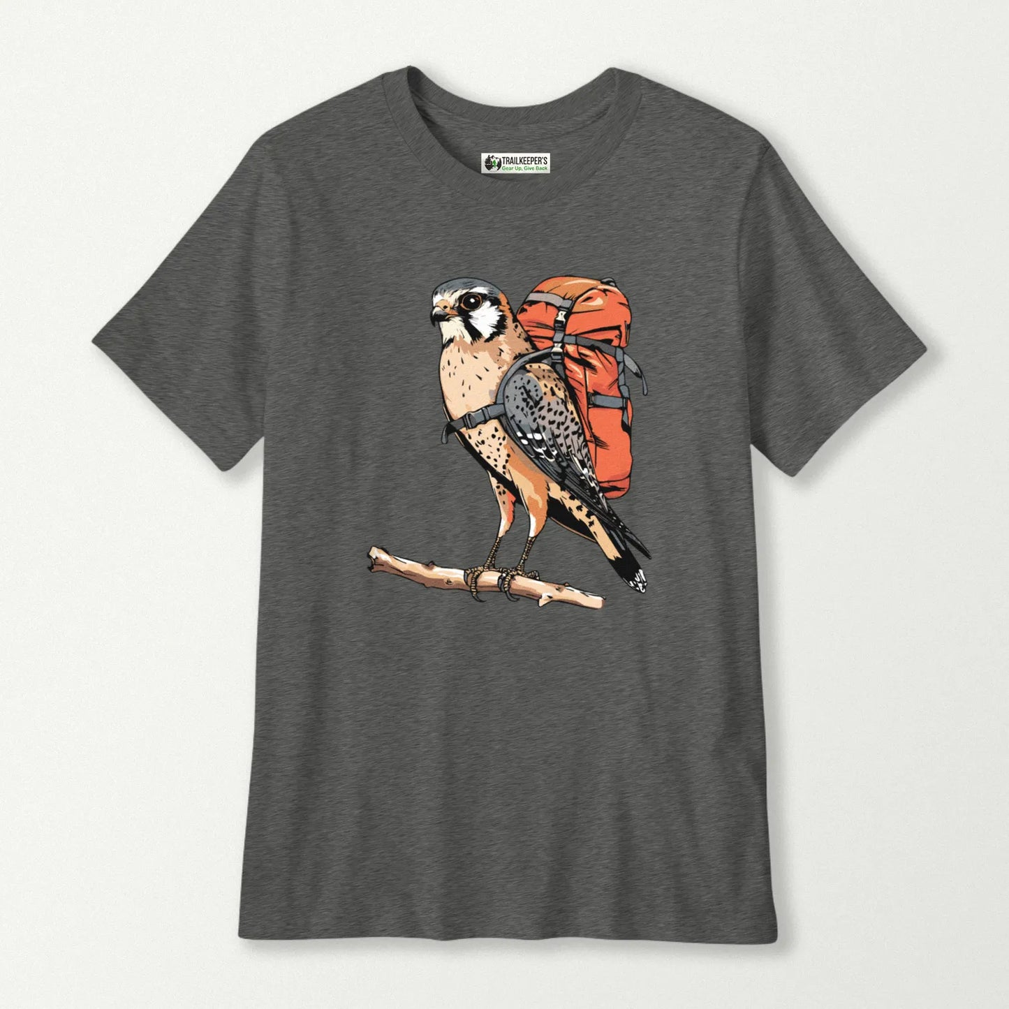 American Kestrel Backpacker Kids T-Shirt