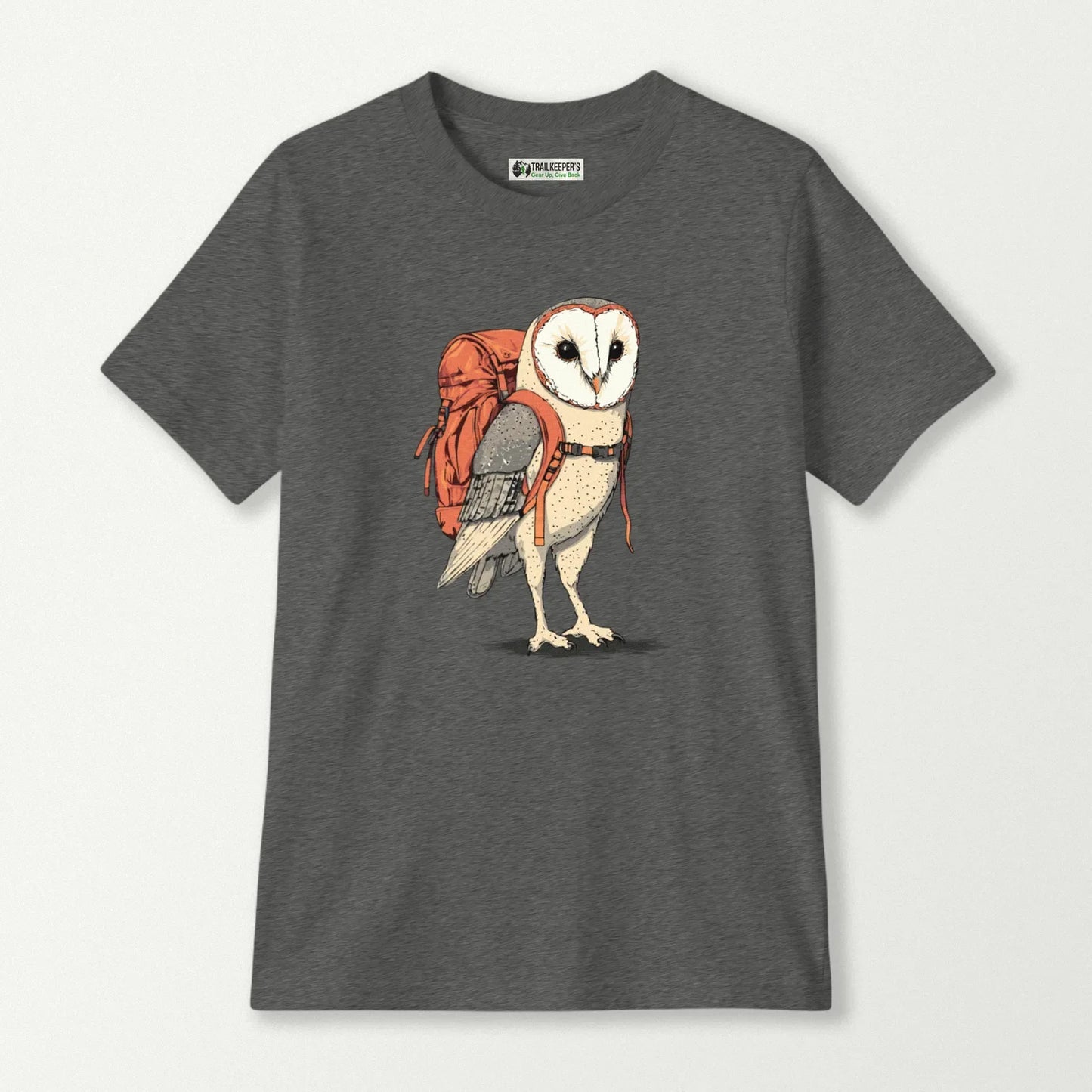 Barn Owl Backpacker Kids T-Shirt
