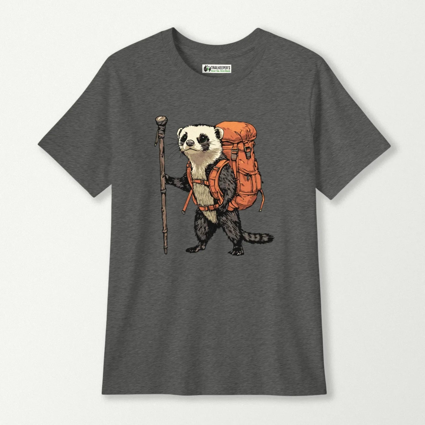 Ferret Backpacker Kids T-Shirt