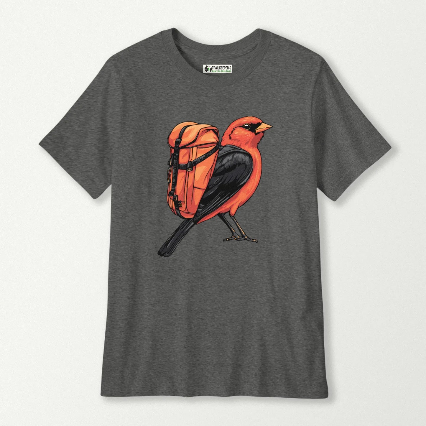 Scarlet Tanager Backpacker Kids T-Shirt