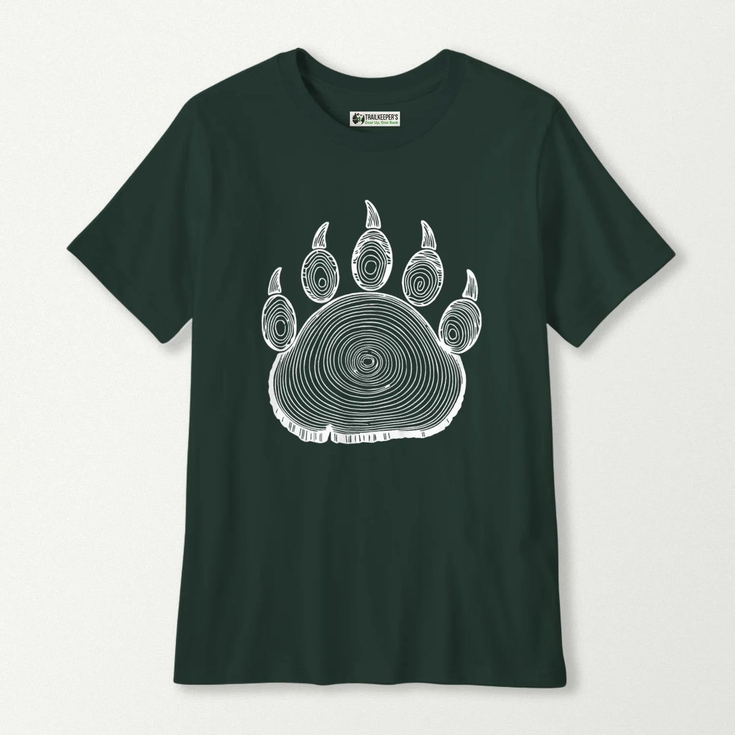 Bear Paw Tree Rings Kids T-Shirt