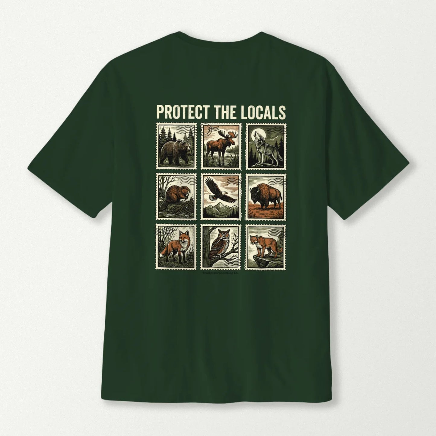 Protect The Locals Stamps T-Shirt