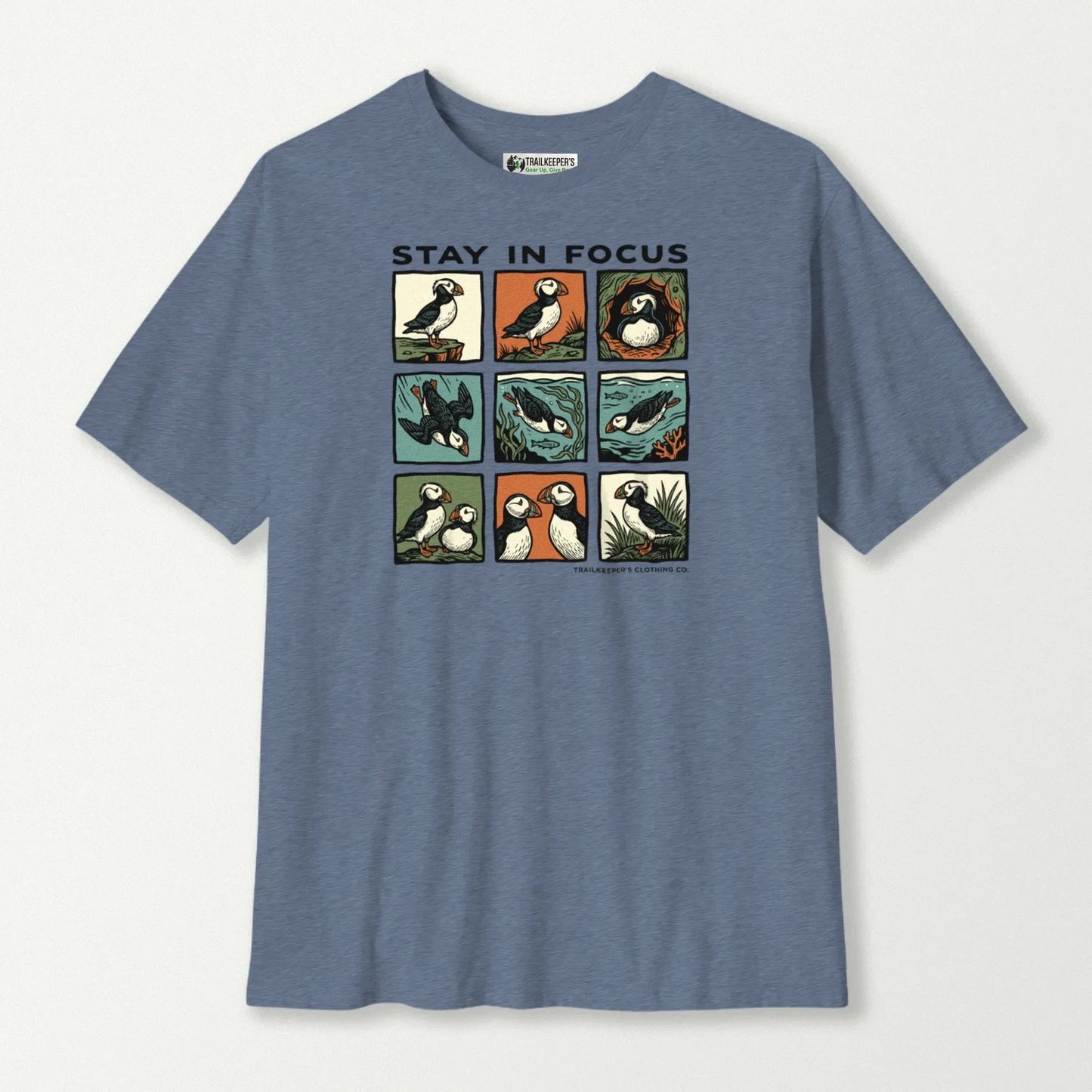 Stay In Focus Puffin T-Shirt