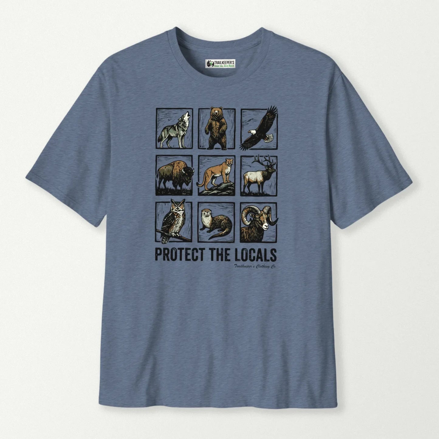 Protect The Locals Grid T-Shirt