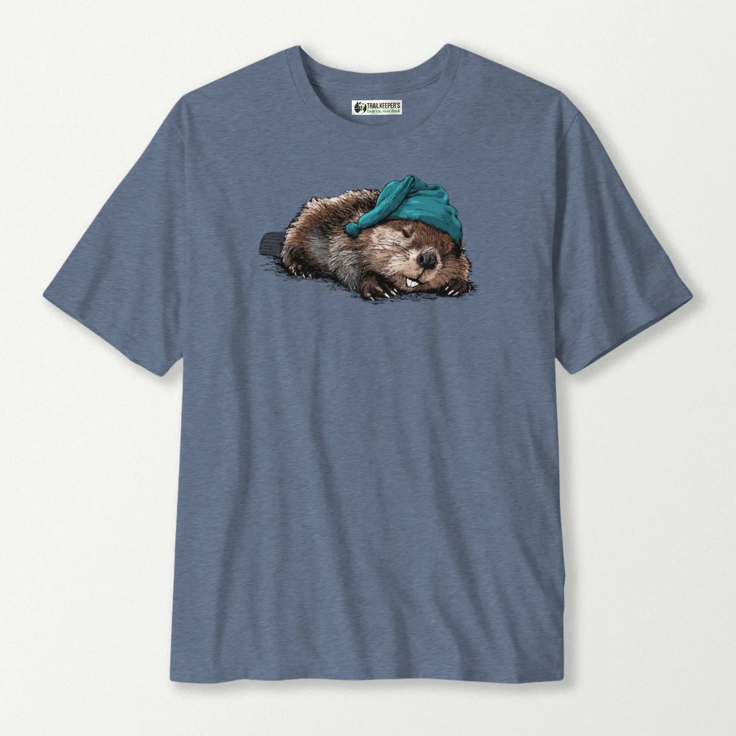 Beaver Sleeper With Night Cap T-Shirt