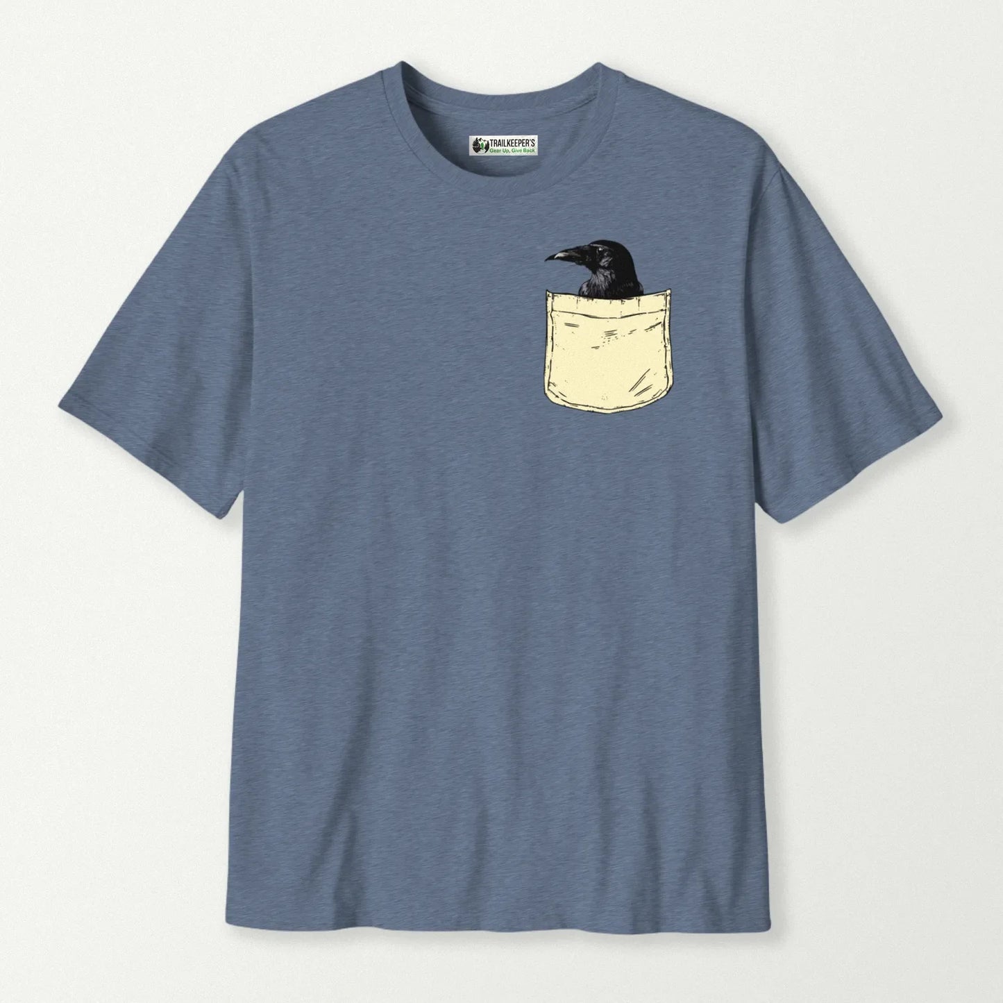 Raven In Pocket T-Shirt