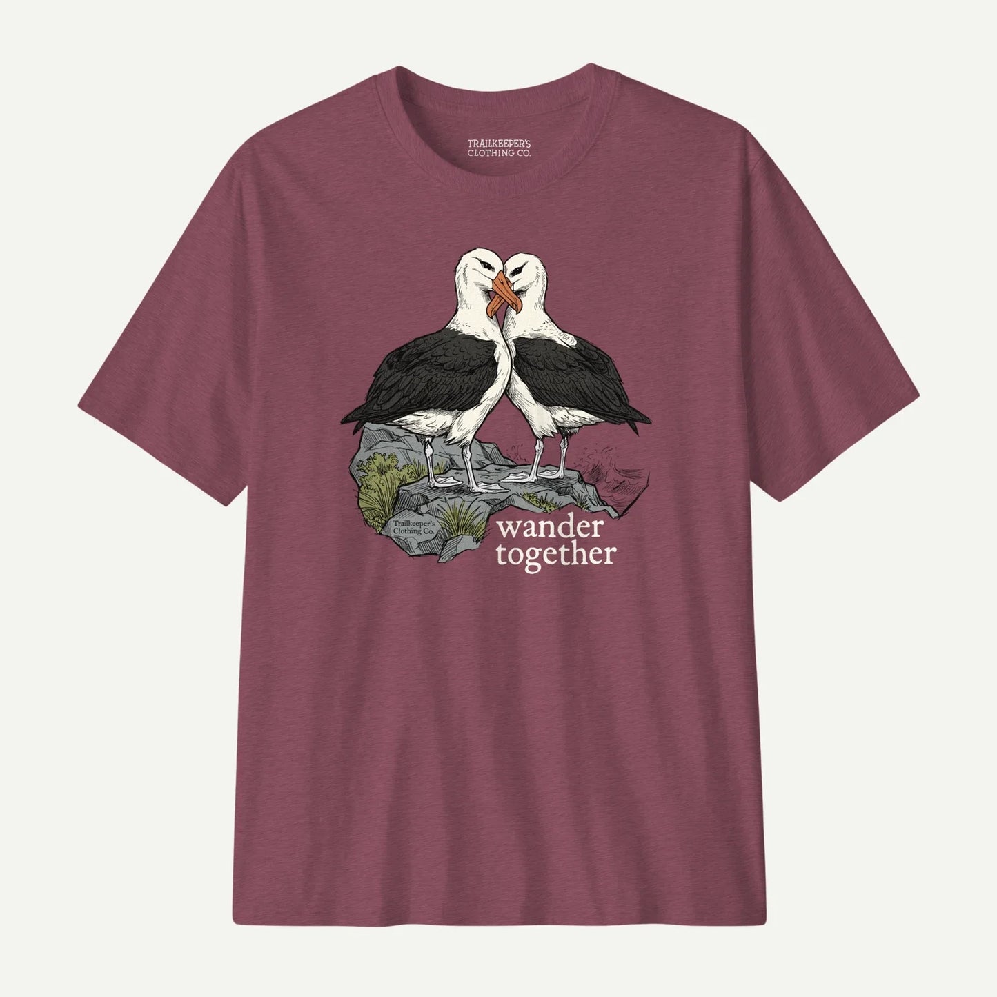 Wander Together Albatross Couple T-Shirt