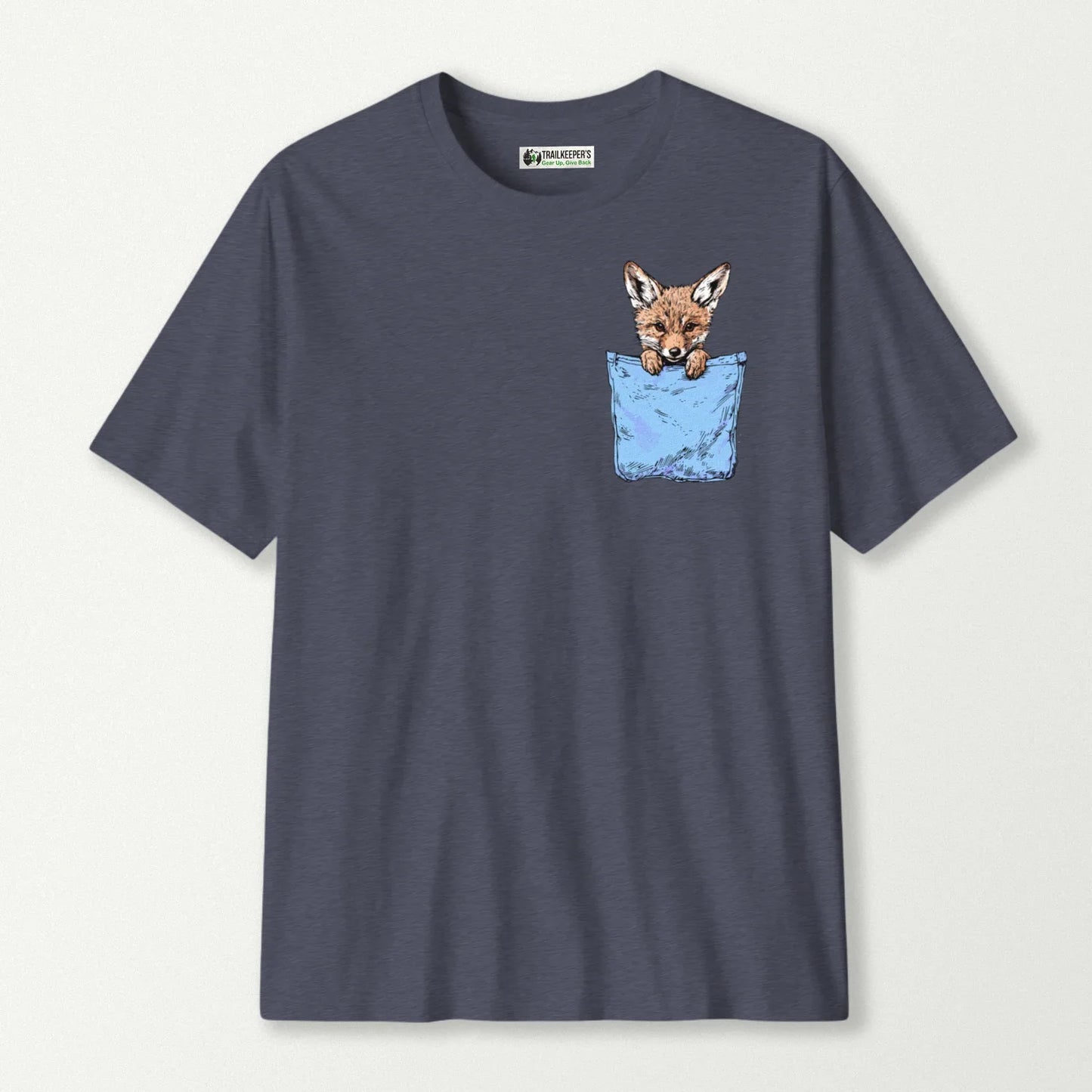 Coyote In Pocket T-Shirt
