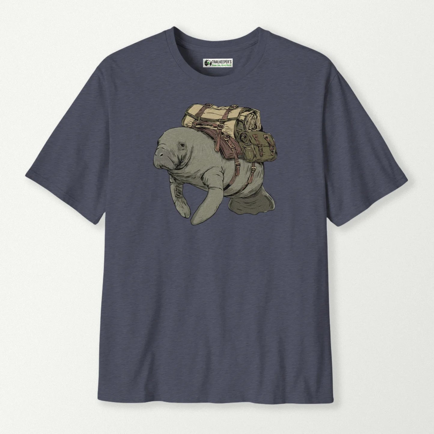 Manatee Backpacker T-Shirt