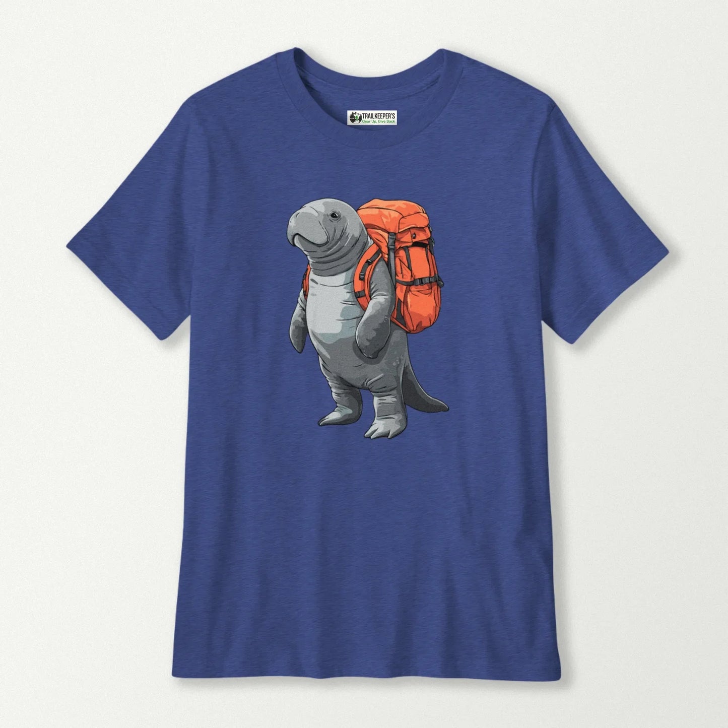 Manatee Backpacker Kids T-Shirt