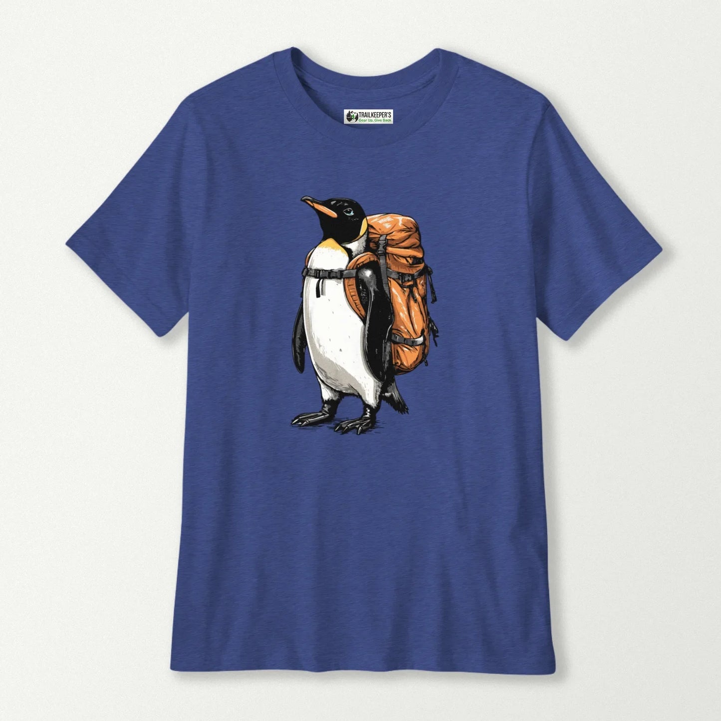 Emperor Penguin Backpacker Kids T-Shirt