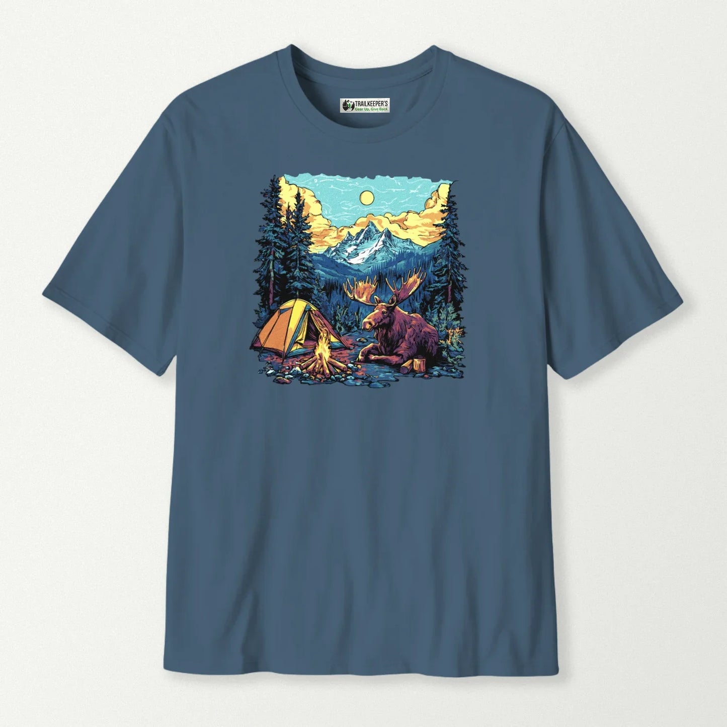 Moose Camping T-Shirt