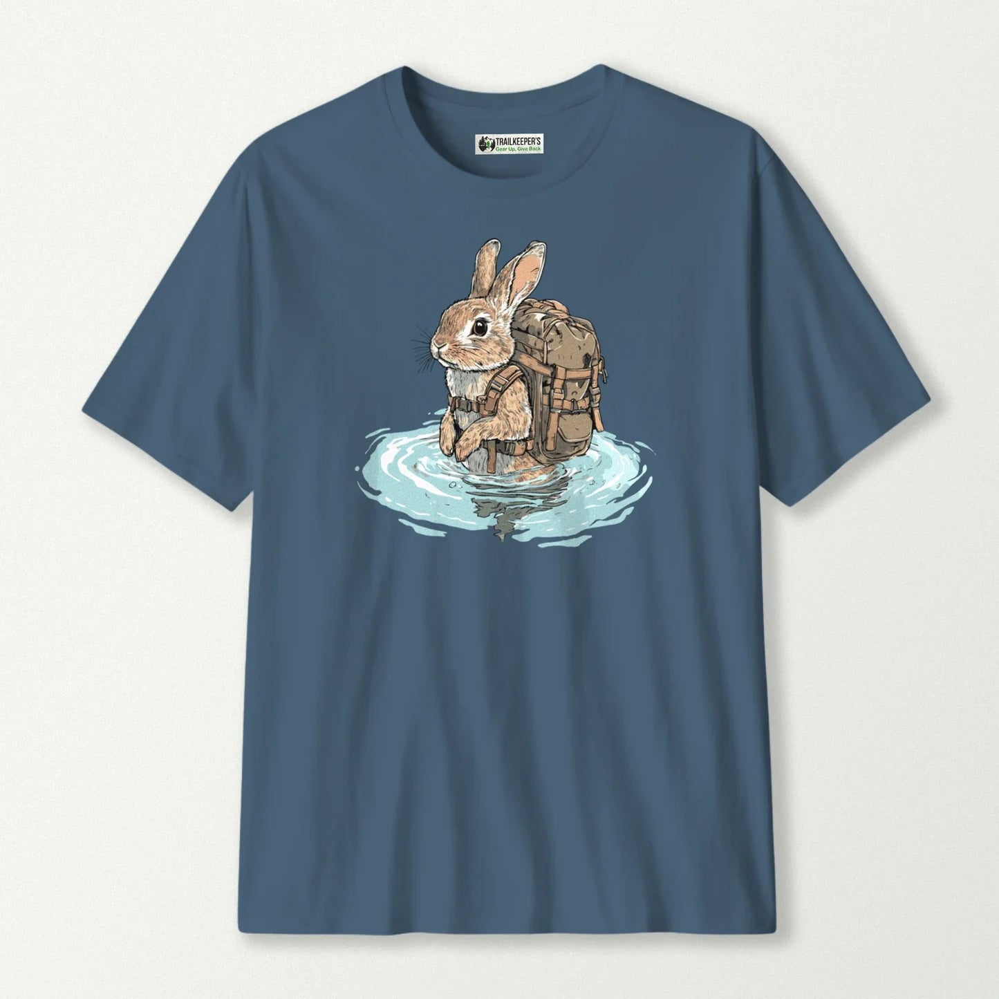Rabbit Backpacker Fording River T-Shirt