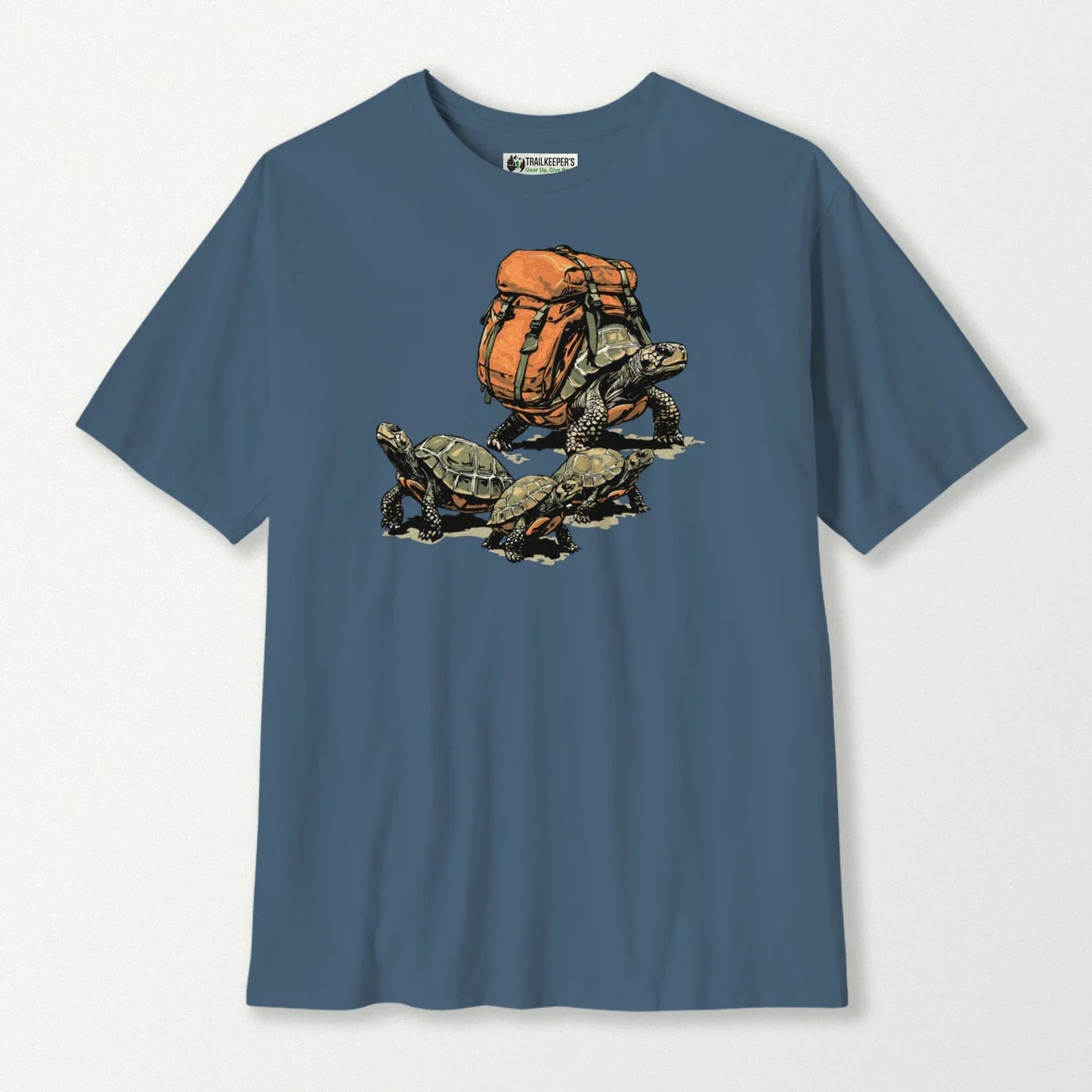 Tortoise Backpacker Family T-Shirt