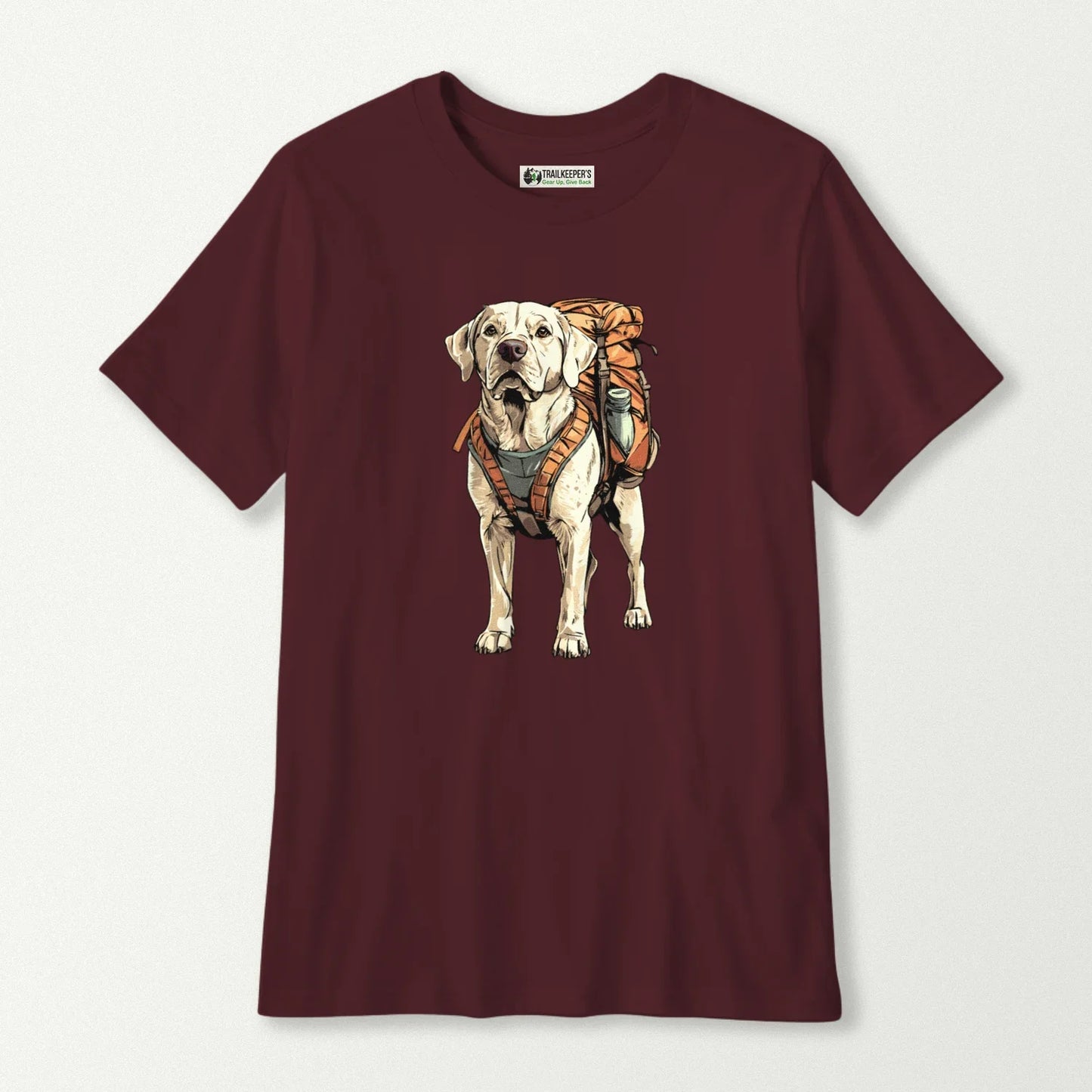Yellow Lab Backpacker Kids T-Shirt