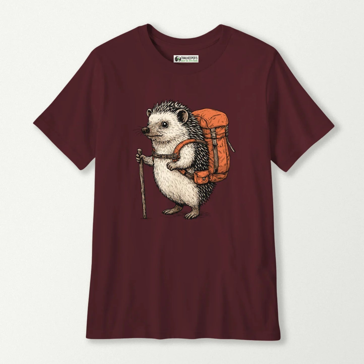 Hedgehog Backpacker Kids T-Shirt