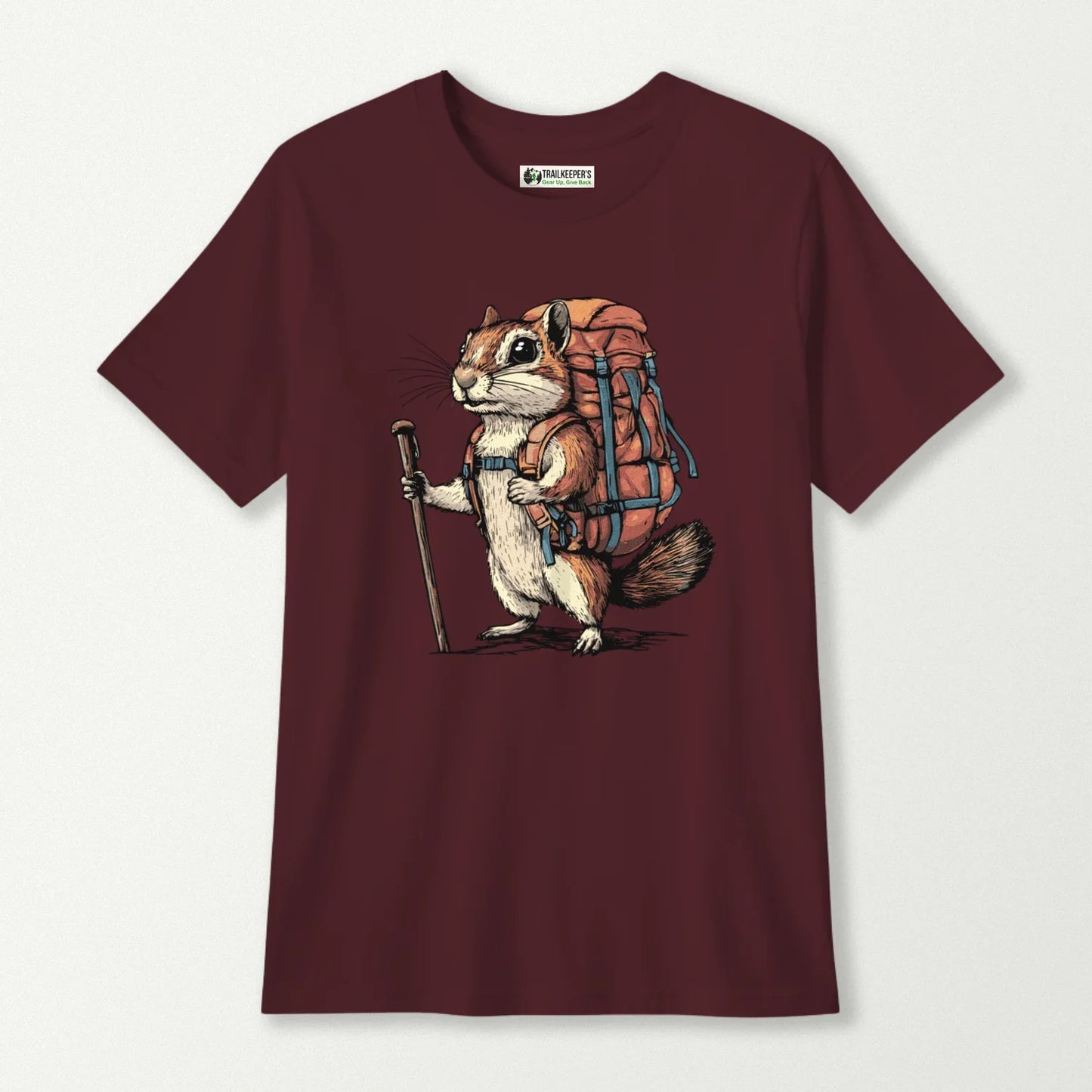 Chipmunk Backpacker Kids T-Shirt