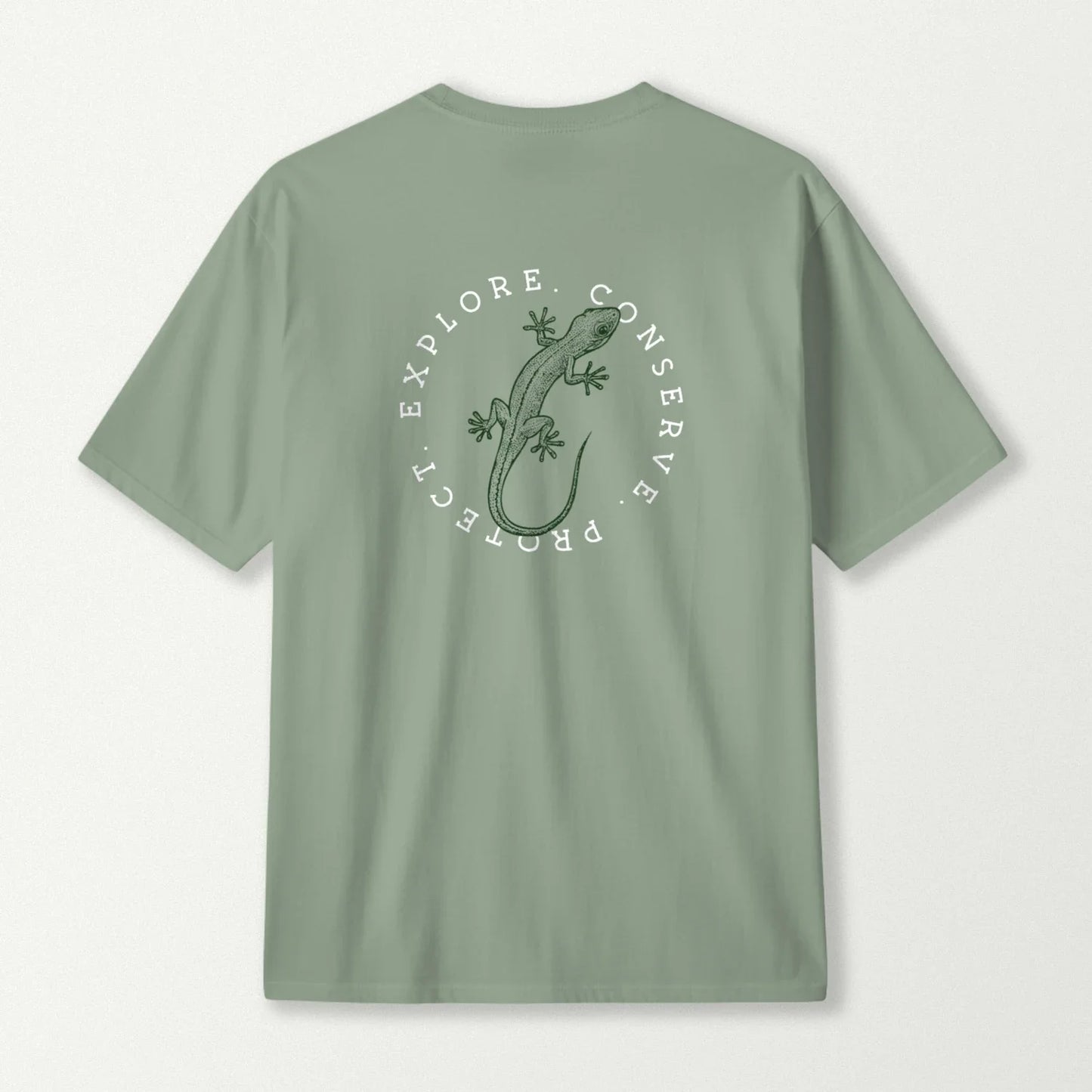 Explore. Conserve. Protect. Gecko T-Shirt