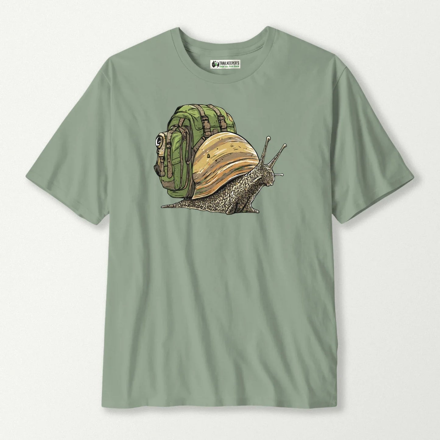 Snail Backpacker T-Shirt