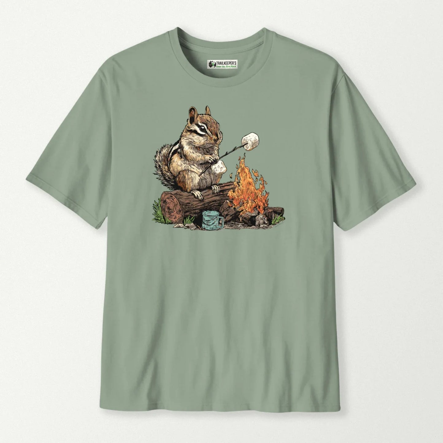 Chipmunk Marshmallow Roaster T-Shirt