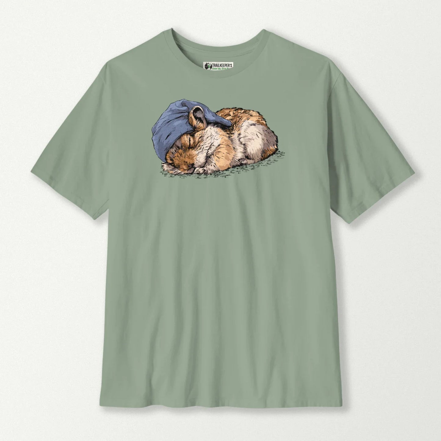Pika Sleeper With Night Cap T-Shirt