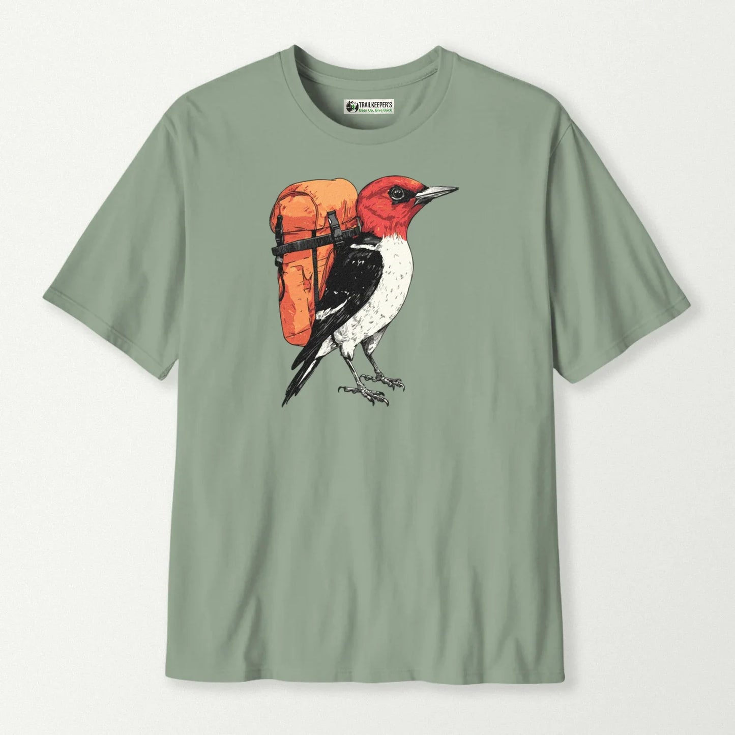 Red-headed Woodpecker Backpacker T-Shirt