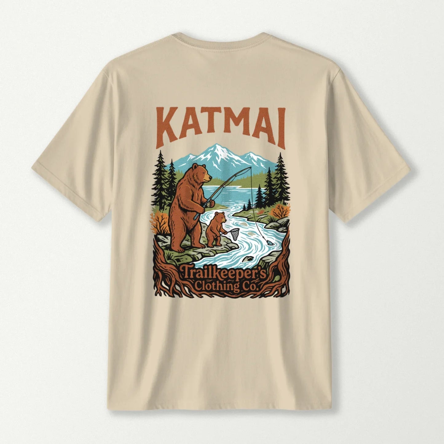Katmai Bears Fishing T-Shirt