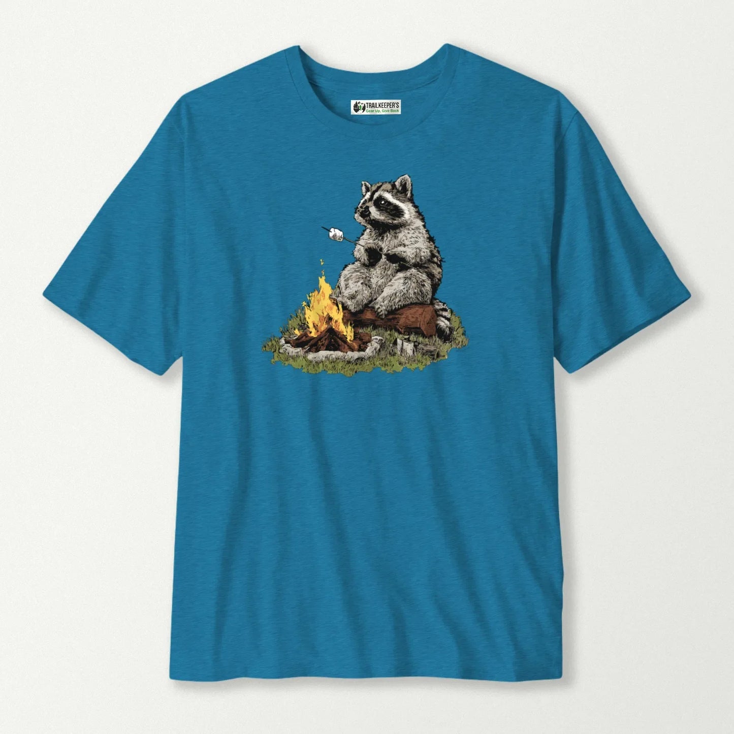 Raccoon Marshmallow Roaster T-Shirt