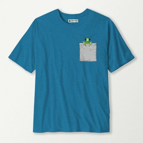 Preying Mantis In Pocket T-Shirt