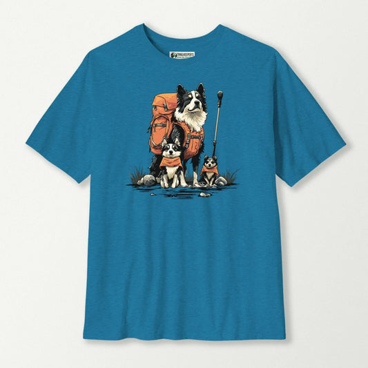 Dog Backpacker Family T-Shirt