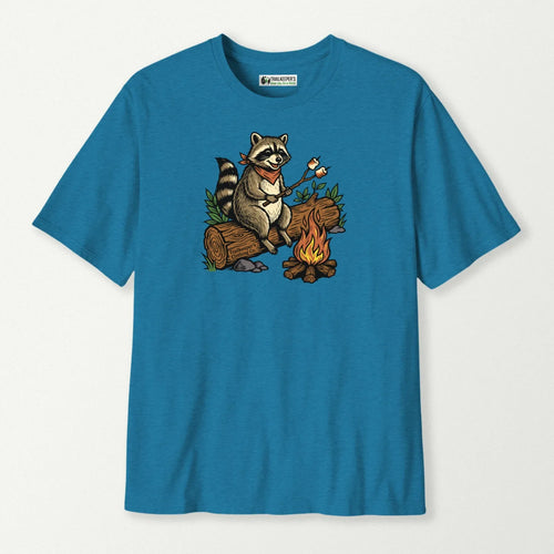 Raccoon Marshmallow Roaster T-Shirt