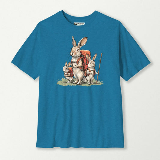Rabbit Backpacker Family T-Shirt