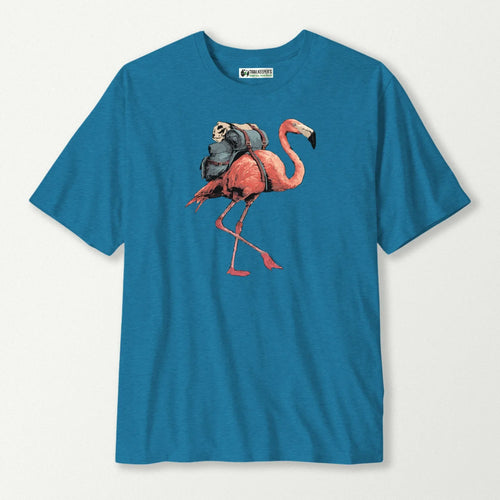 Caribbean Flamingo Backpacker T-Shirt
