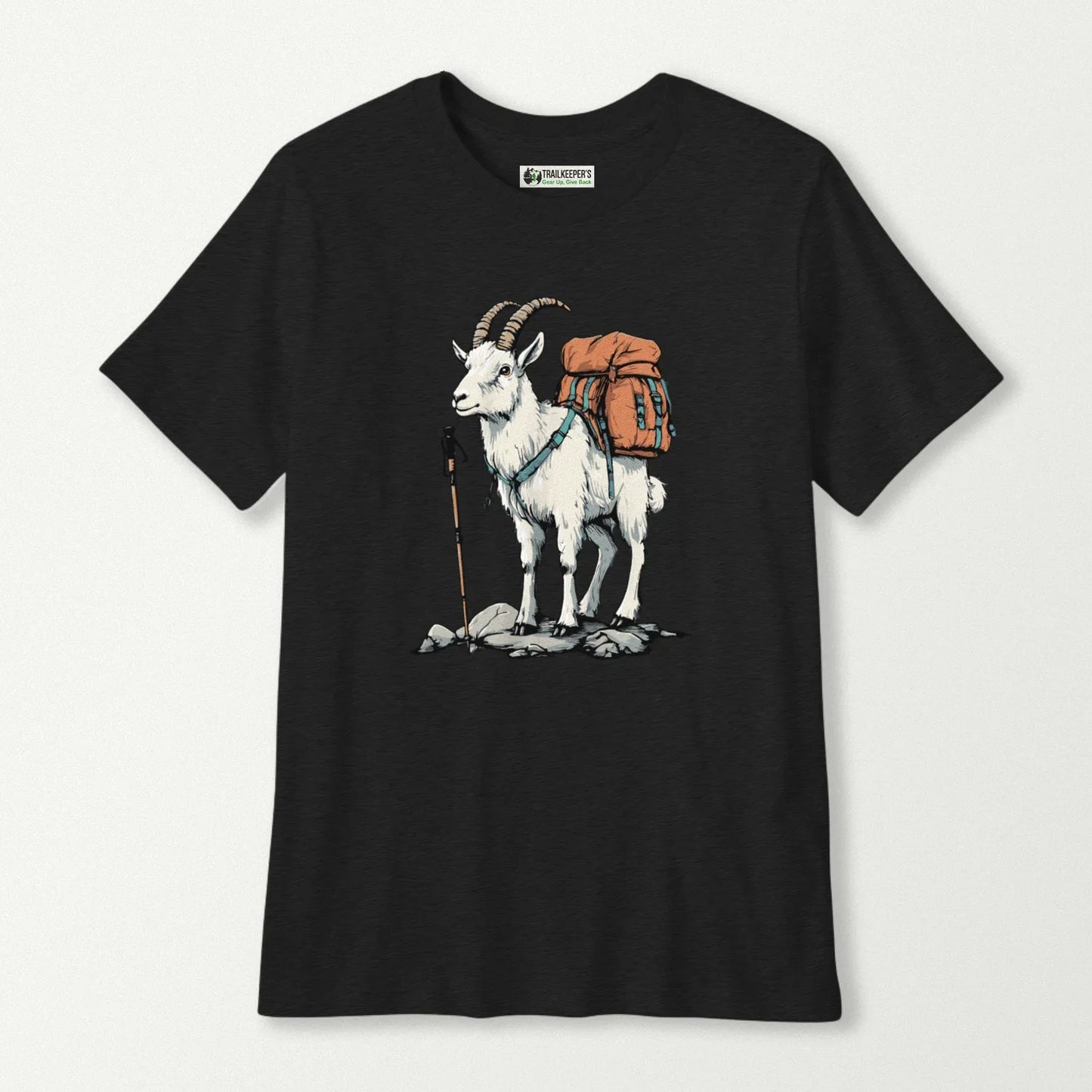 Mountain Goat Backpacker Kids T-Shirt
