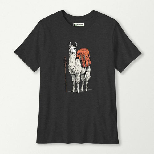 Llama Backpacker Kids T-Shirt