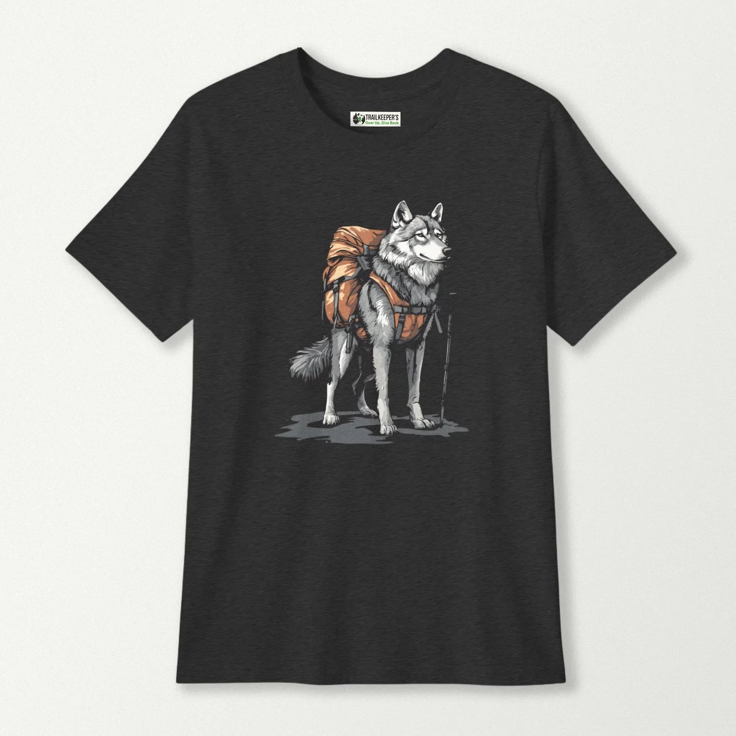 Wolf Backpacker Kids T-Shirt