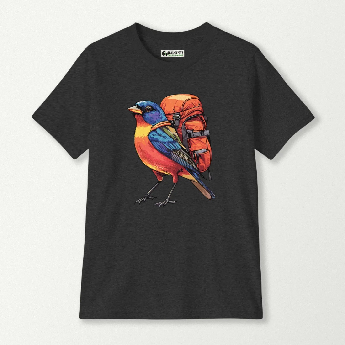 Painted Bunting Backpacker Kids T-Shirt