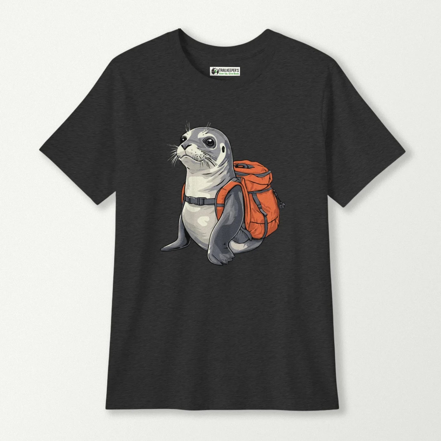 Grey Seal Backpacker Kids T-Shirt