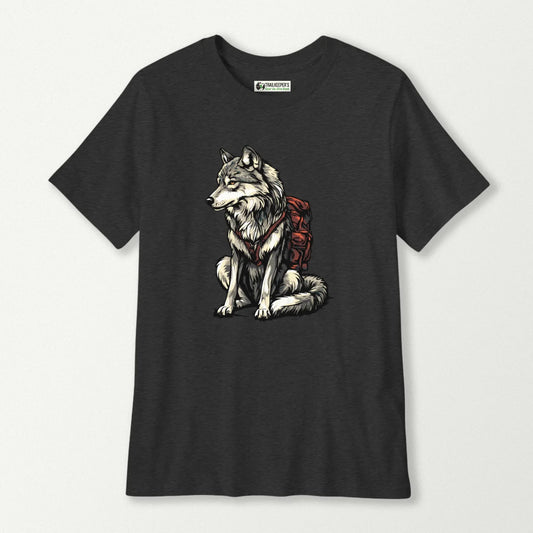 Wolf Backpacker Kids T-Shirt