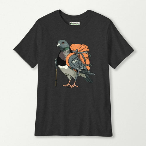 Pigeon Backpacker Kids T-Shirt