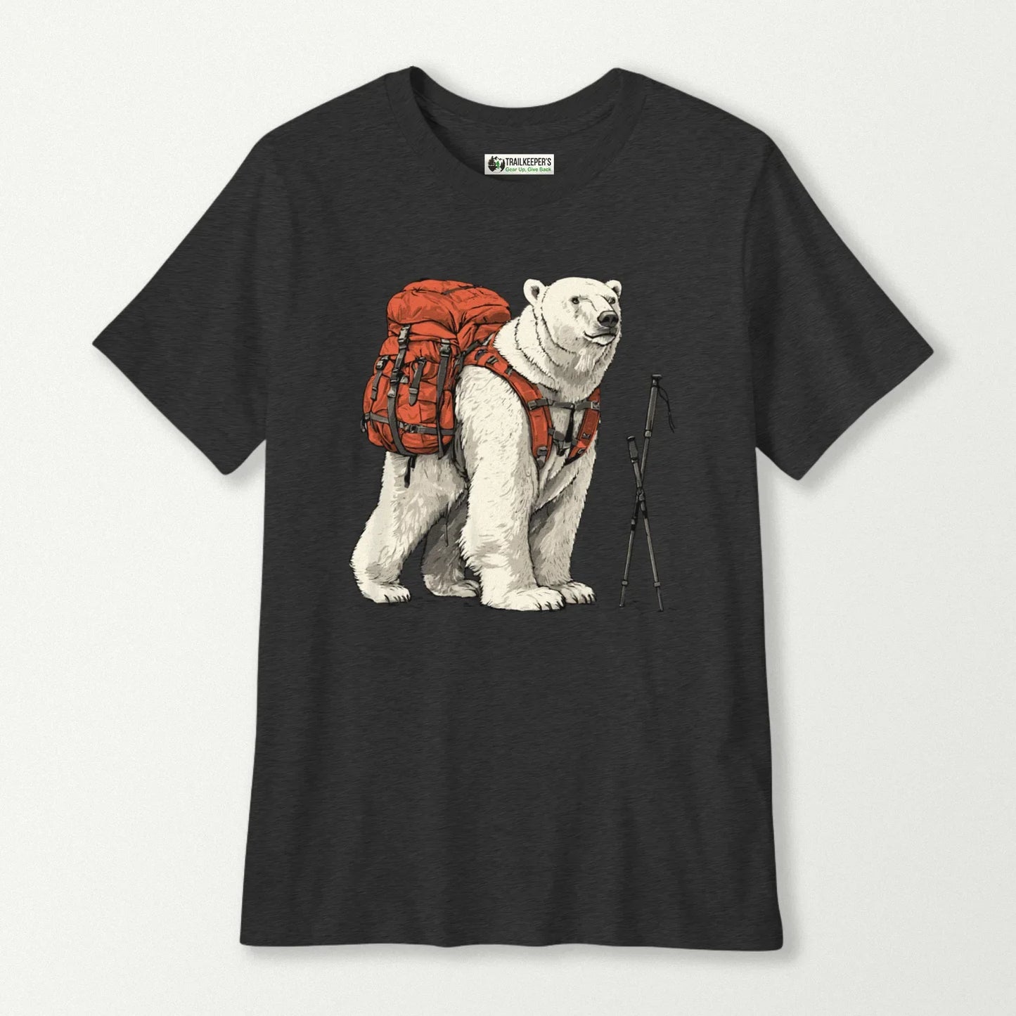Polar Bear Backpacker Kids T-Shirt