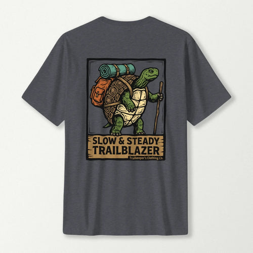 Slow & Steady Tortoise Backpacker T-Shirt