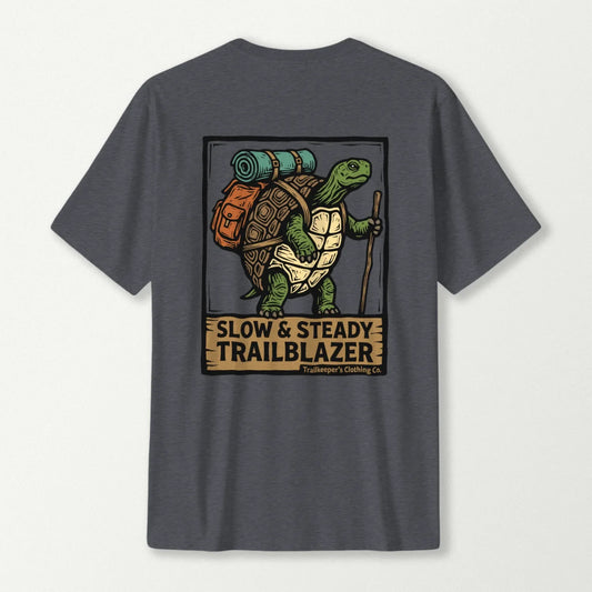 Slow & Steady Tortoise Backpacker T-Shirt